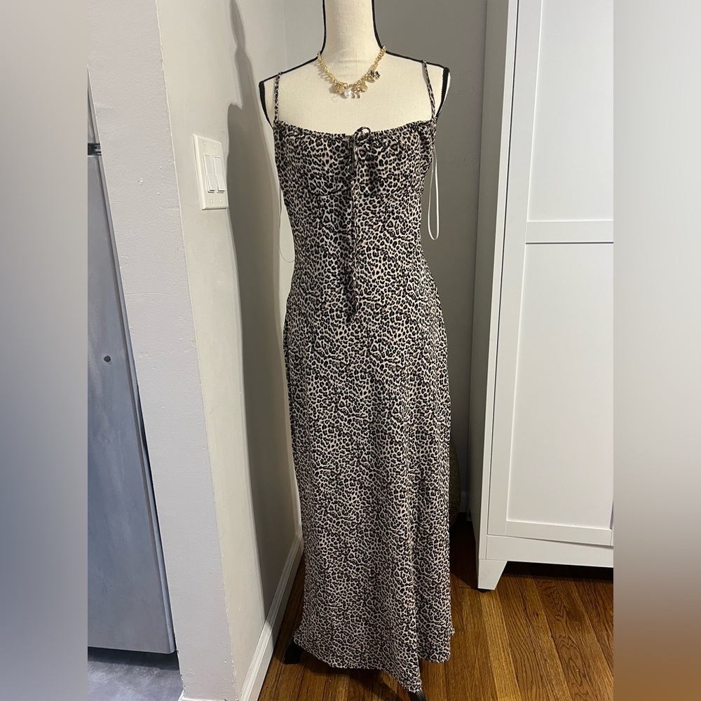 Le Lis Black and White Strapless Sundress Wedding Guest - Picture 2 of 9